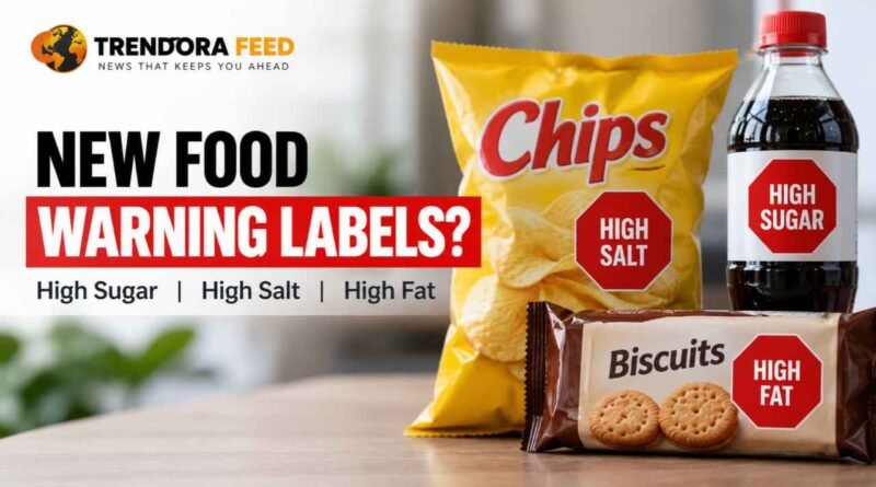 FSSAI food warning labels